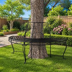 Specifications of Half Round Tree Bench for Outdoor Use