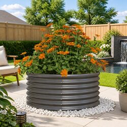Dimensions and Details of the Raised Steel Garden Planter