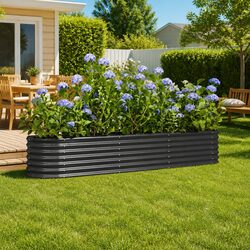 Raised Garden Bed with Dimensions 224 x 40 x 36 cm