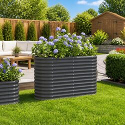 Garden Raised Bed Planter Box Dimensions: 114x40x68cm