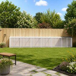 Chicken Cage with Roof - 603 x 98 x 90 cm Anthracite