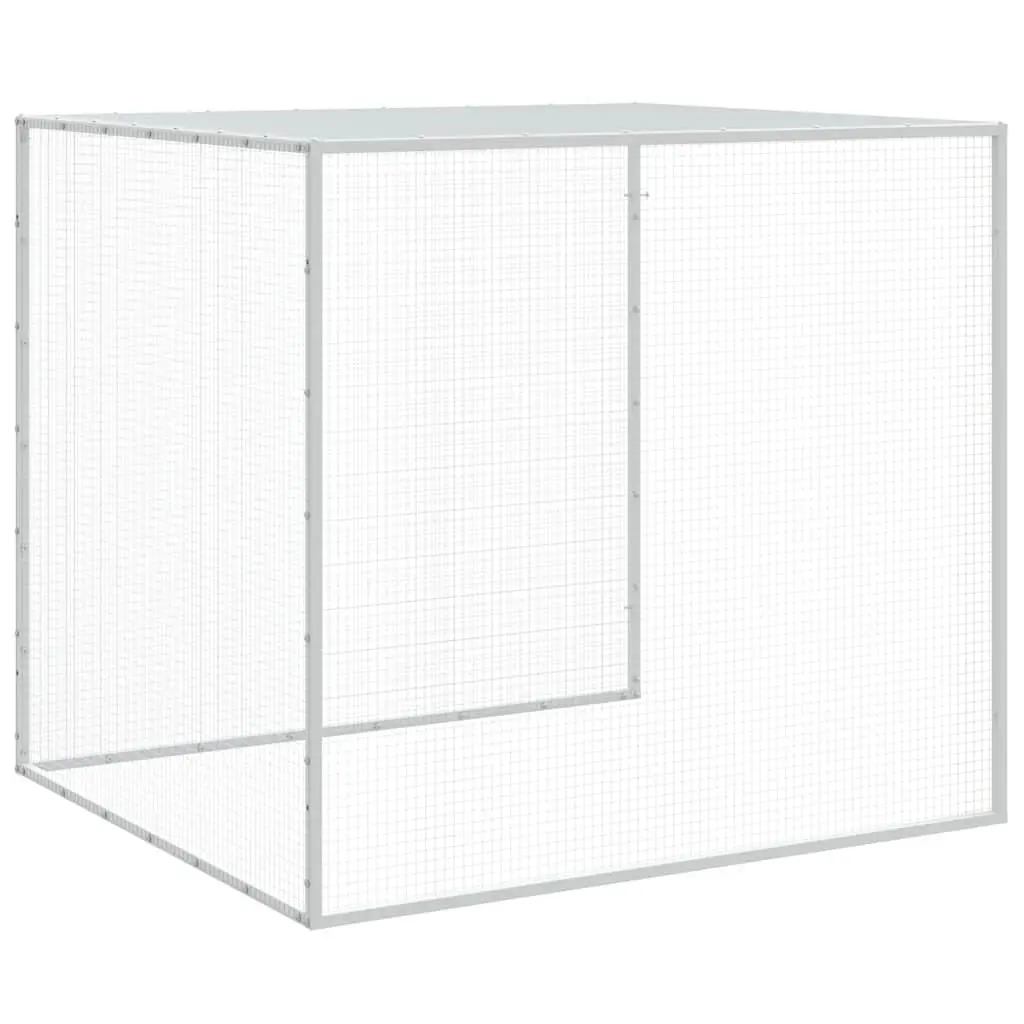 Chicken Cage for Backyard Poultry 603x98x90 cm Galvanised Steel Hen House Run