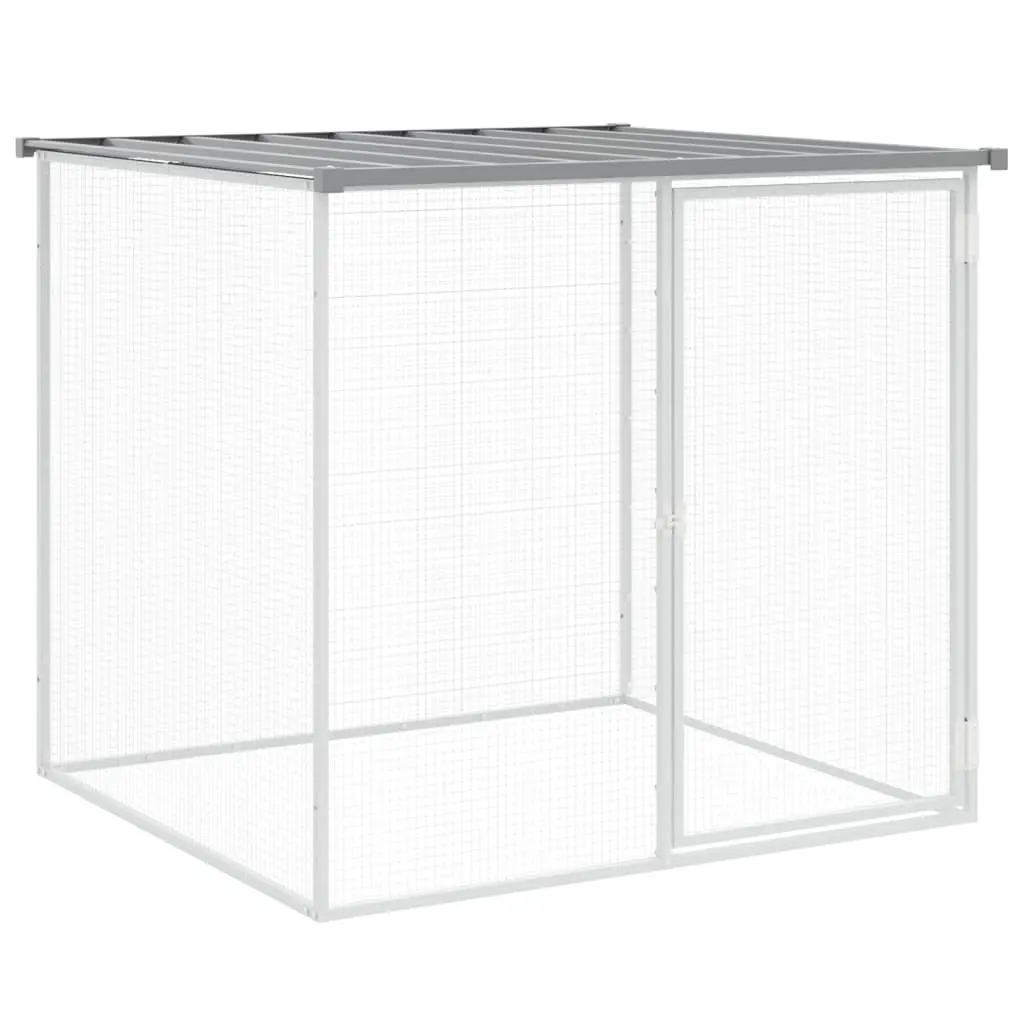 Chicken Cage for Backyard Poultry 803x98x90 cm Galvanised Steel Hen House Run