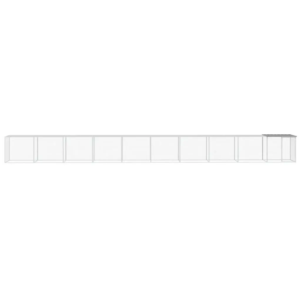Chicken Cage for Backyard Poultry 1003x98x90 cm Galvanised Steel Coop Run Hen House Pen