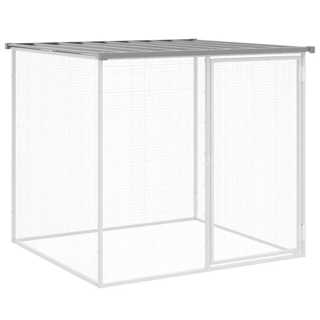 Chicken Cage for Backyard Poultry 1003x98x90 cm Galvanised Steel Coop Run Hen House Pen