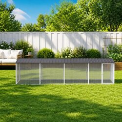 Specifications of the Chicken Cage: Anthracite Galvanised Steel