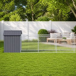 Specifications of the Anthracite Galvanised Steel Dog House