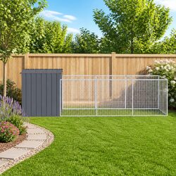 Specifications of Galvanised Steel Dog House with Run