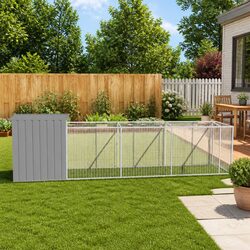 Dog House Dimensions 110 x 122 x 110 cm with Run