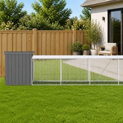 Specifications for Anthracite Chicken Cage with Run