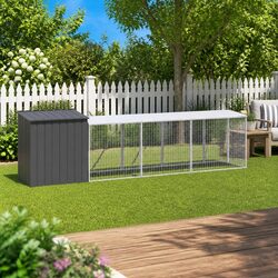 Chicken Cage with Run: Dimensions 110 x 1017 x 110 cm