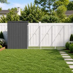 Dog House Dimensions: 214 x 1273 x 181 cm, Anthracite Steel