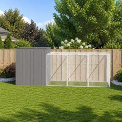 Specifications of the Dog House with Run – Light Grey
