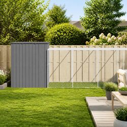 Spacious Dog House and Run Dimensions: 214 x 1273 x 181 cm