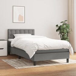 100x200 cm Box Spring Bed with Pocket Spring Mattress