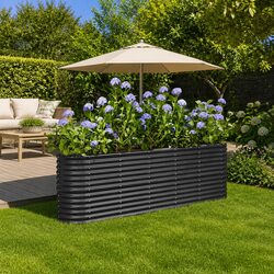 Specifications of the Anthracite Raised Garden Bed