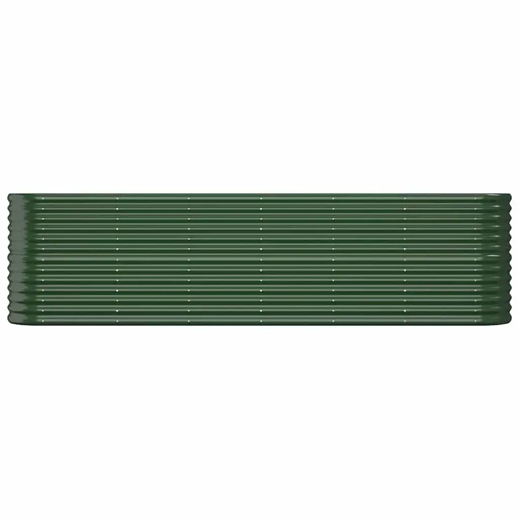 Garden Raised Bed Planter Box Outdoor Use 260 x 40 x 68 cm Green