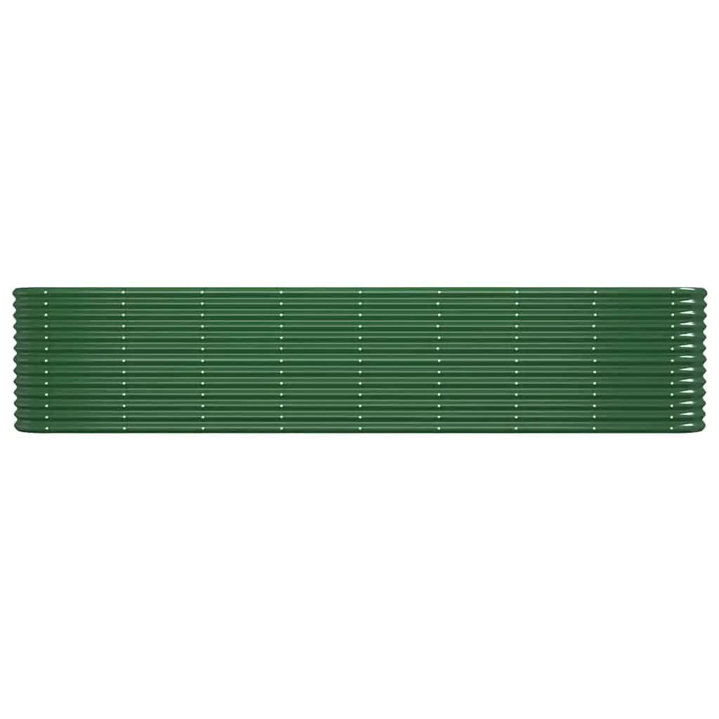 Raised Garden Bed Planter Box Outdoor Galvanised Steel Frame 332 x 40 x 68 cm