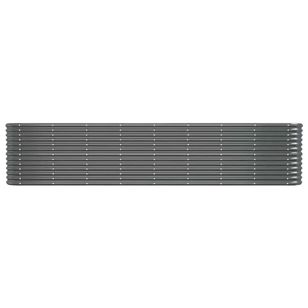 Anthracite Steel Raised Garden Bed