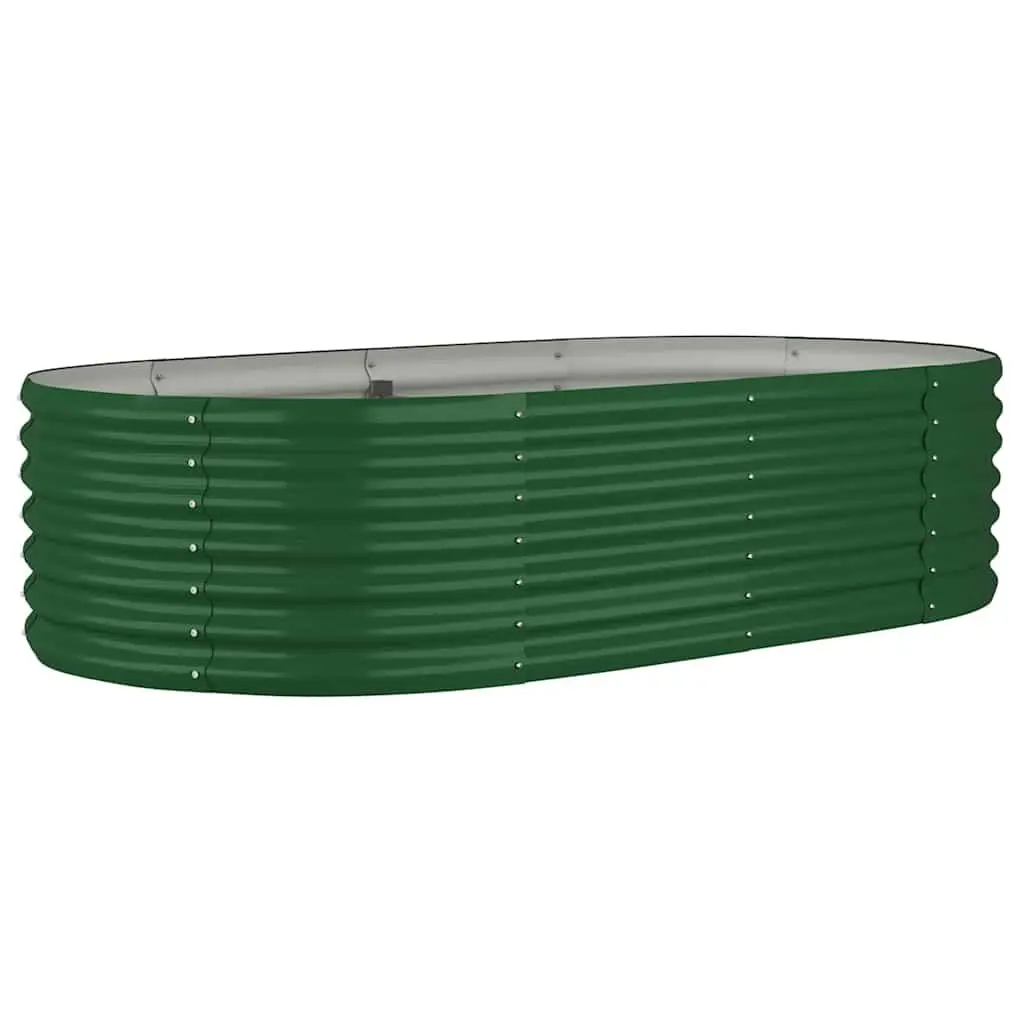 Garden Raised Bed Planter Box Galvanised Steel Frame Outdoor Vegetables Flowers