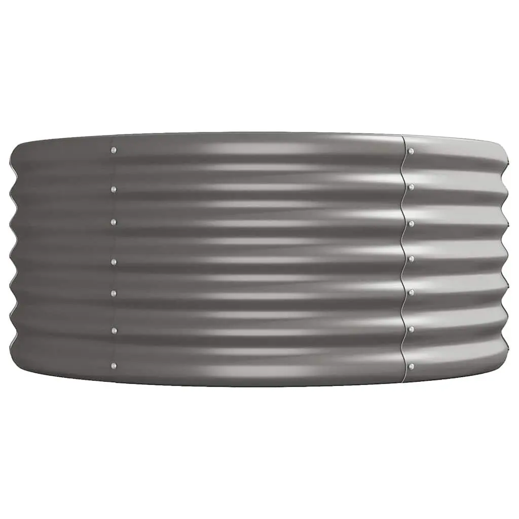 Garden Raised Bed Outdoor Use Galvanised Steel Planter Box 296 x 80 x 36 cm
