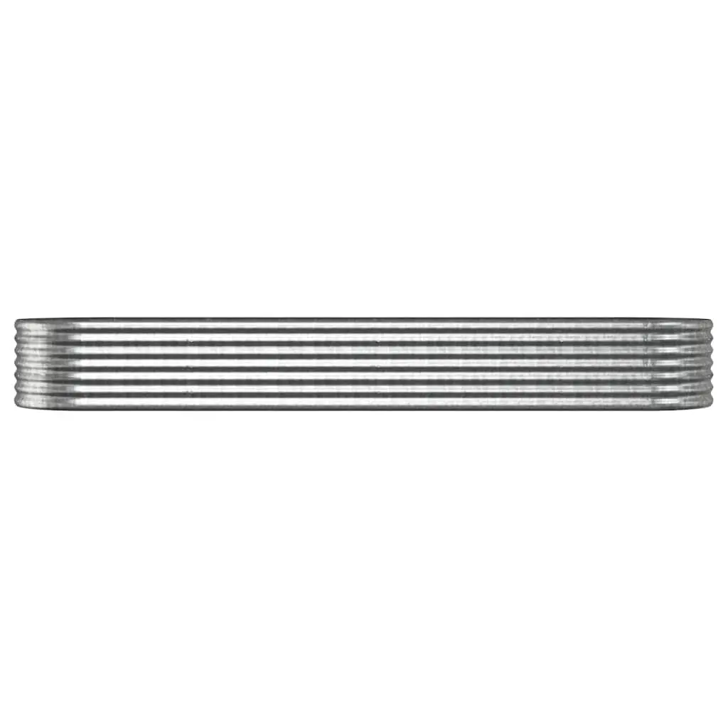 Raised Garden Bed Galvanised Steel Planter Box Outdoor Use 296 x 80 x 36 cm