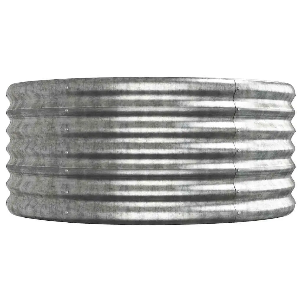 Raised Garden Bed Galvanised Steel Planter Box Outdoor Use 296 x 80 x 36 cm
