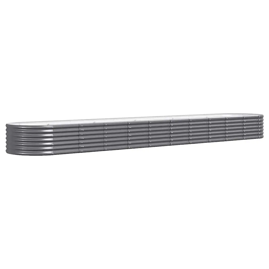 Anthracite Steel Raised Garden Bed