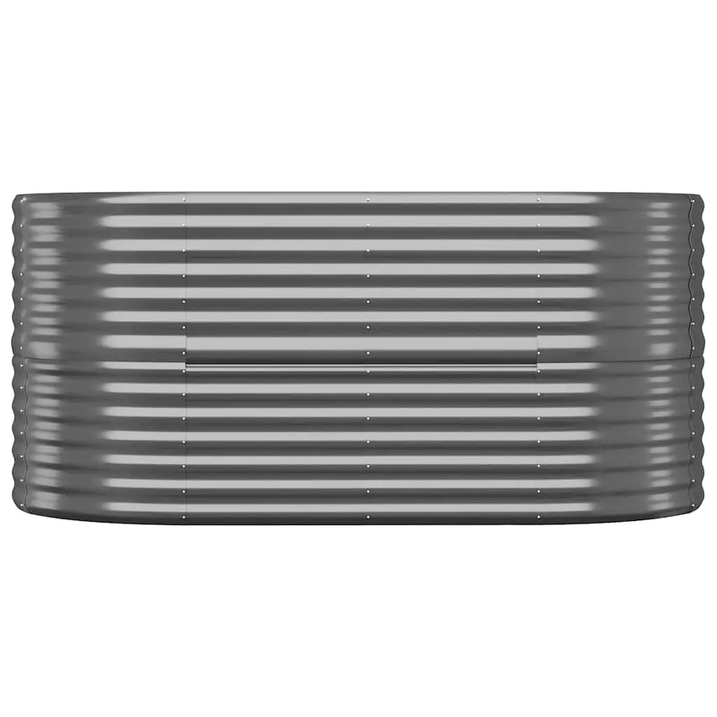Raised Garden Bed Outdoor Use Galvanised Steel 152 x 80 x 68 cm
