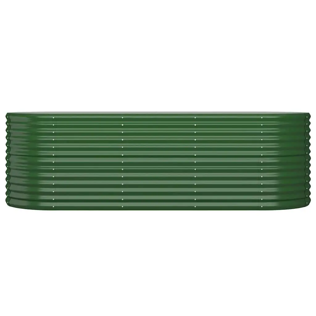 Garden Raised Bed Galvanised Steel Planter Box Outdoor 224 x 80 x 68 cm