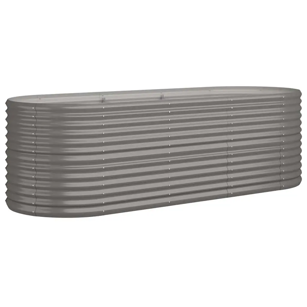 Raised Garden Bed Planter Box Outdoor Vegetables Flowers Herbs Deep Sturdy Frame 224 x 80 x 68 cm