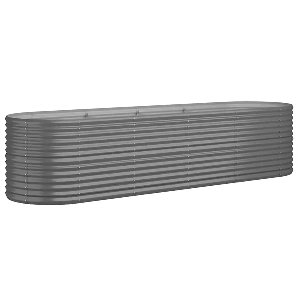 Garden Raised Bed Planter Box Outdoor Vegetable Flower Herb Galvanised Steel
