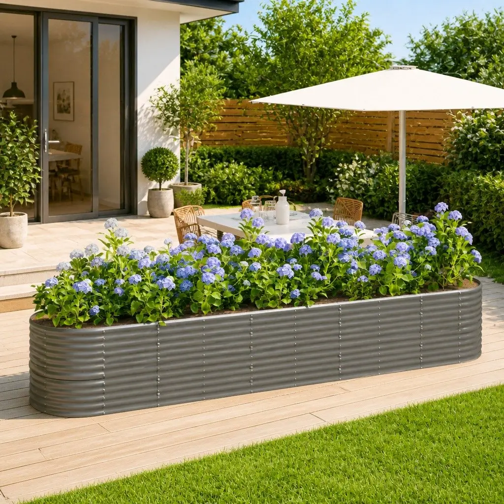 Galvanised Steel Garden Raised Bed