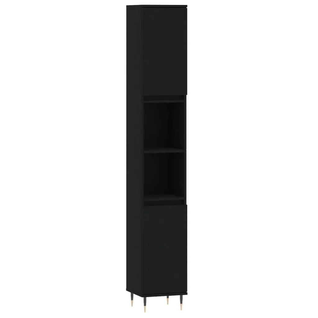 Engineered Wood 3-Piece Bathroom Furniture Set