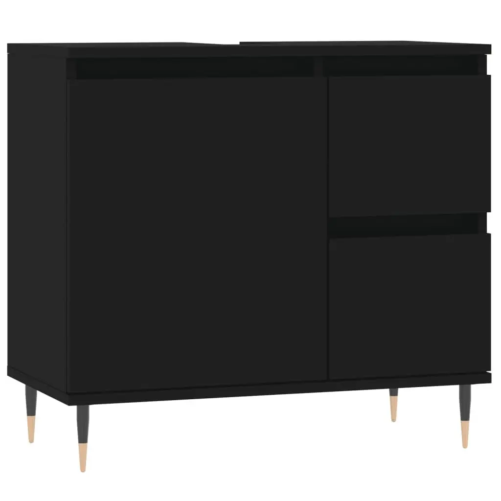 Engineered Wood 3-Piece Bathroom Furniture Set
