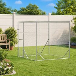 Specifications for Outdoor Dog Kennel: 2x14x2m Galvanised Steel