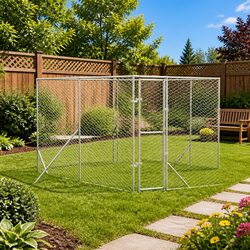 Specifications for Outdoor Dog Kennel 4x4x2m in Steel