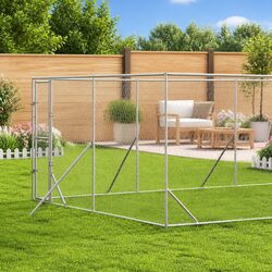 4m L x 8m W x 2m H Outdoor Dog Kennel Run