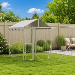 Dimensions and Specs: Outdoor Dog Kennel with Roof 6x6x2.5m