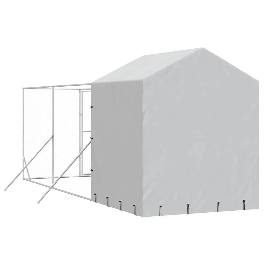 Outdoor Dog Kennel for Dogs 2x6x2.5m Galvanised Steel Cage Run Enclosure