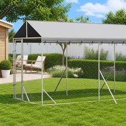 Outdoor Dog Kennel Specifications: Galvanised Steel Structure