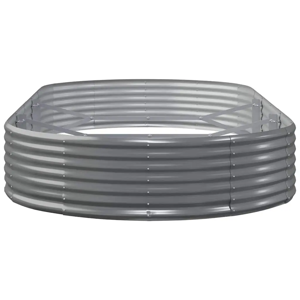 Garden Raised Bed Galvanised Steel Planter Outdoor Patio Balcony Vegetable