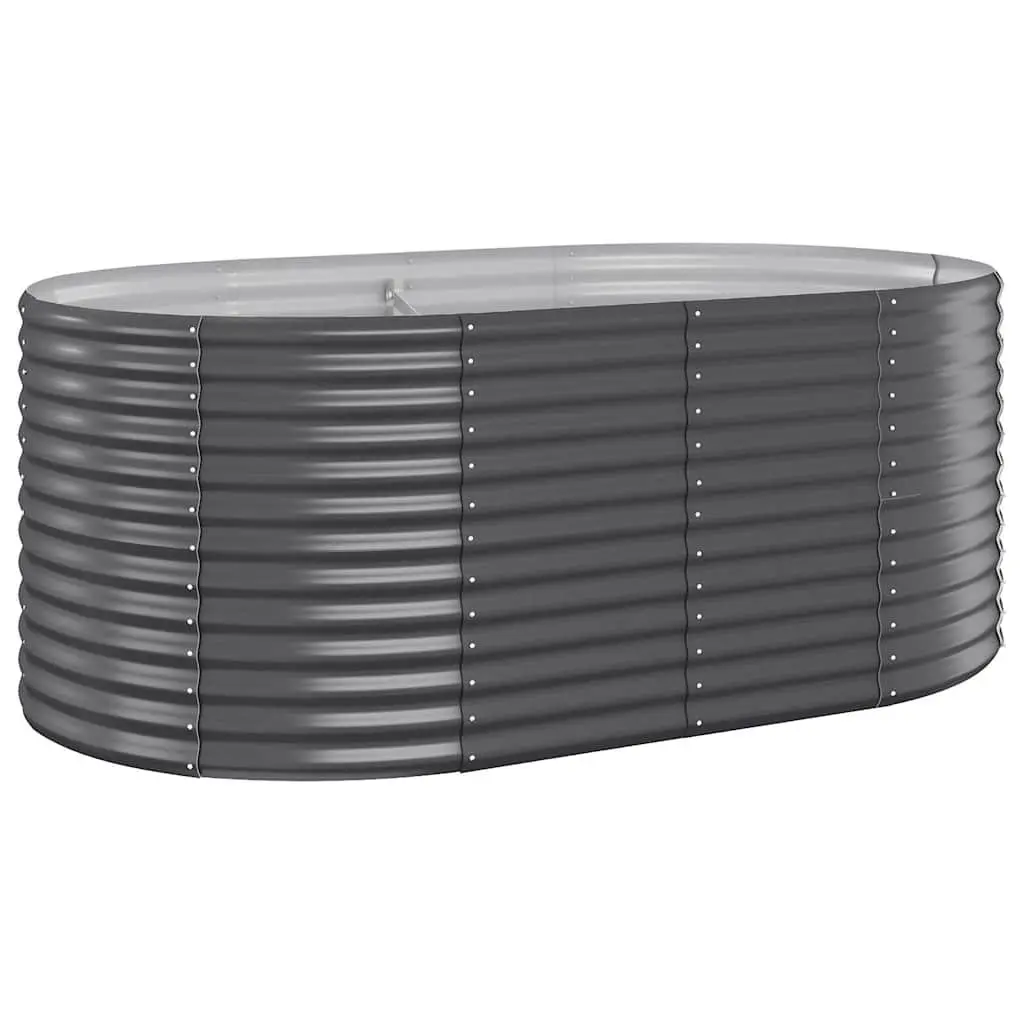 Raised Garden Bed Outdoor Planter Box Steel Frame 175x100x68cm