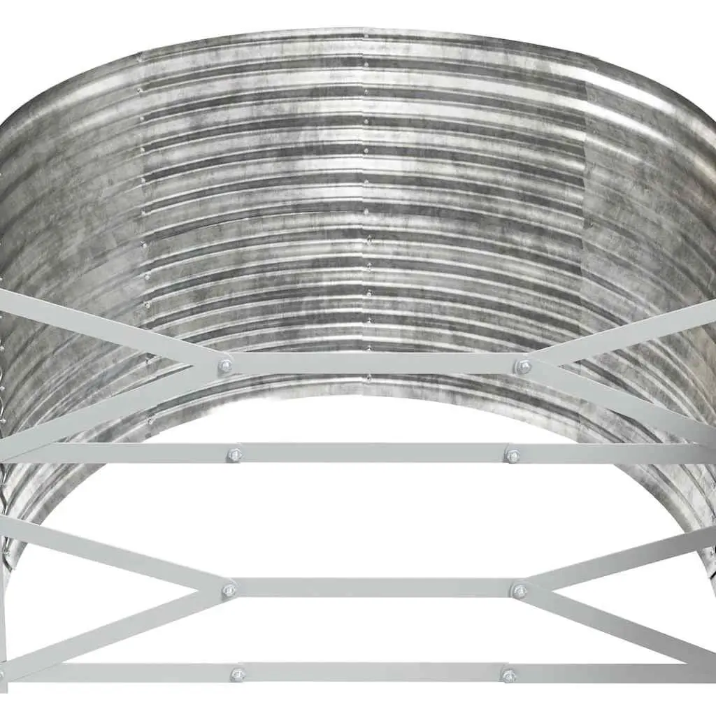 Galvanised Steel Raised Garden Bed Planter Outdoor Flowers Vegetables Herbs Box