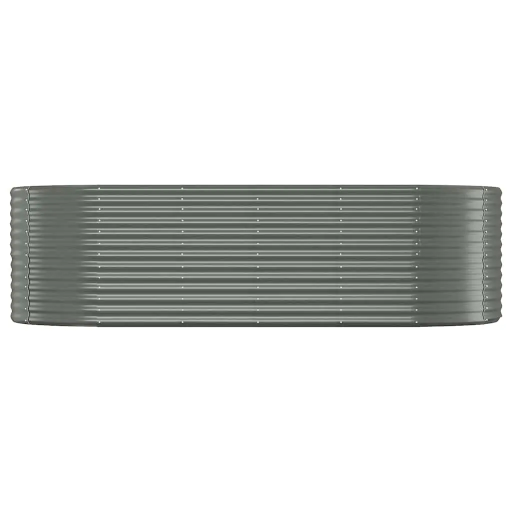 Galvanised Steel Raised Garden Bed Outdoor Planter Box 249 x 100 x 68 cm