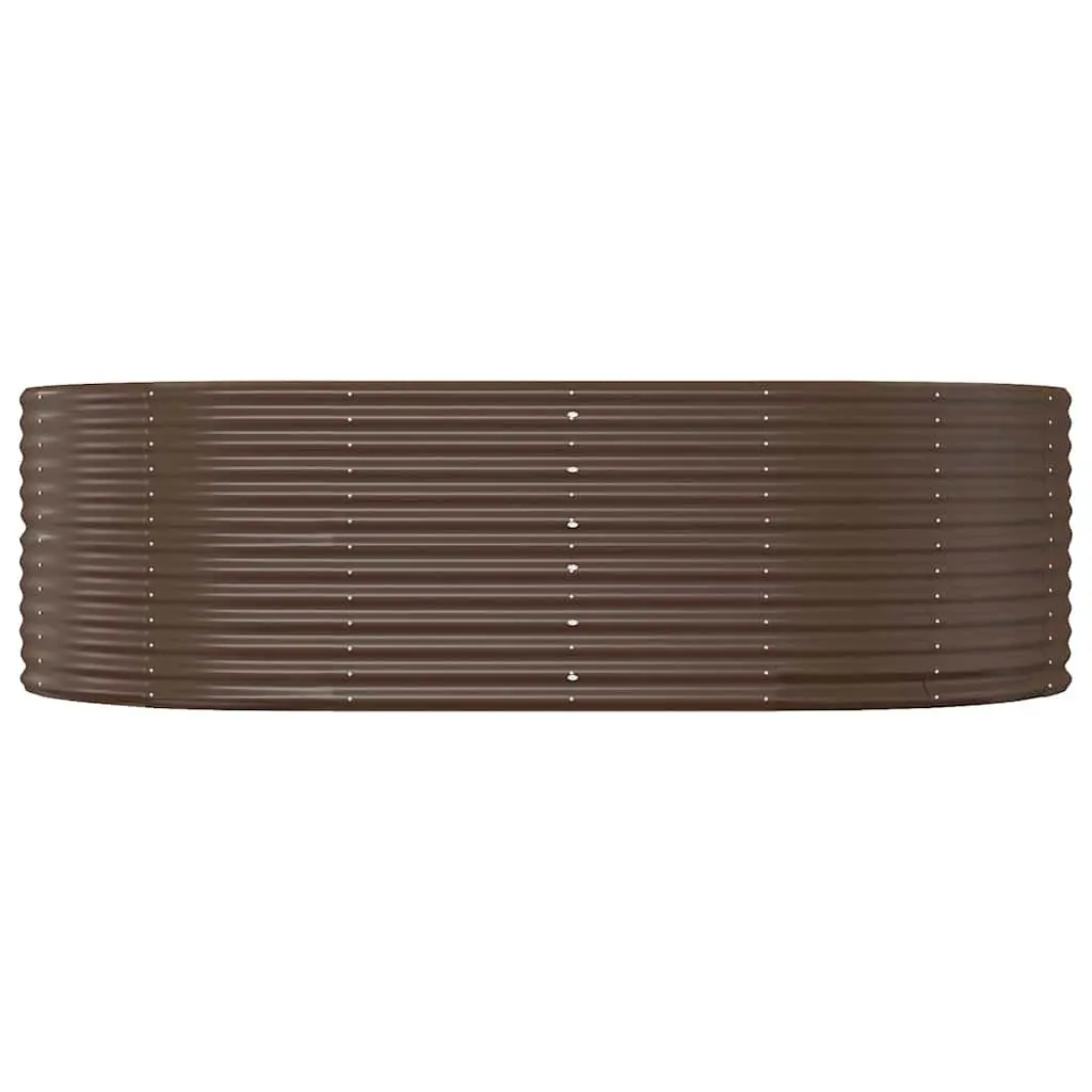 Garden Raised Bed Planter Box Outdoor Use Large Brown