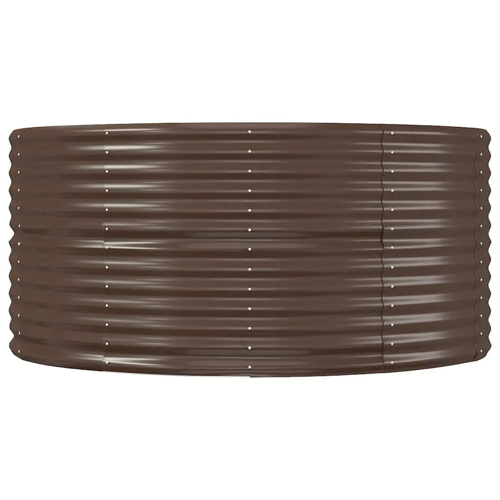 Garden Raised Bed Planter Box Outdoor Use Large Brown