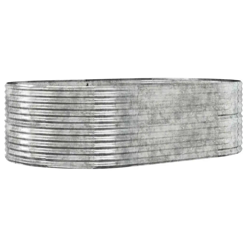 Silver Garden Raised Bed Planter 212 x 140 x 68 cm