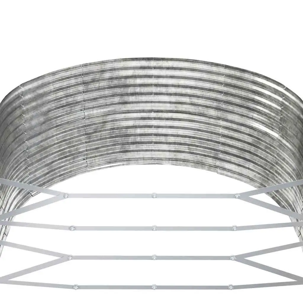Silver Garden Raised Bed Planter 212 x 140 x 68 cm