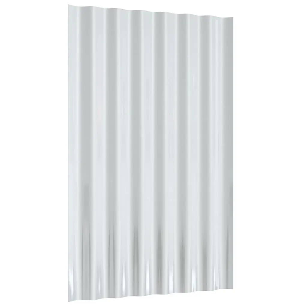 Metal Roof Panels 36 pcs Grey Corrugated Sheets